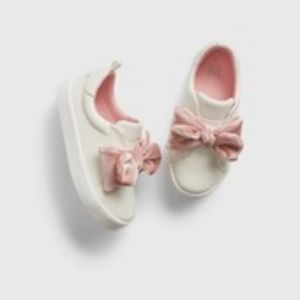 GAP Kids Bow Slip-On Sneakers